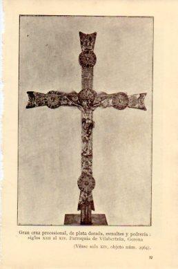 LAMINA V48749: Cruz procesional Parroquia de Vilabertran, Gerona