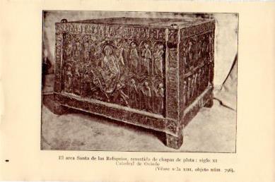 LAMINA V48753: Arca Santa de las Reliquias siglo XI, Catedral de Oviedo