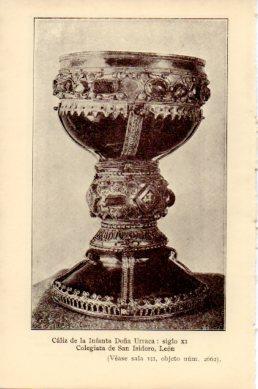LAMINA V48756: Caliz de la Infanta Doña Urraca, Colegiata de San Isidoro Leon