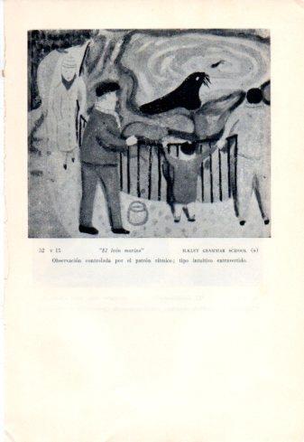 LAMINA V48792: El leon marino por Ilkley Grammar School