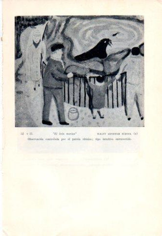 LAMINA V48792: El leon marino por Ilkley Grammar School