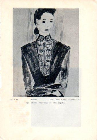 LAMINA V48793: Retrato por Girl's High School Westcliff