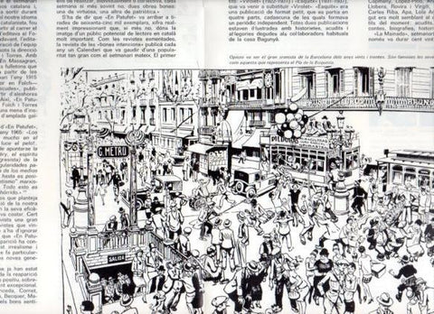LAMINA V48919: Pla de la Boqueria caricatura per Opisso