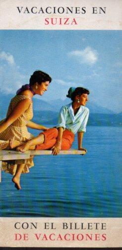 V48299: Folleto Billete de Vacaciones en Suiza