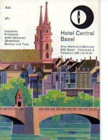 V48303: Folleto Hotel Central Basel