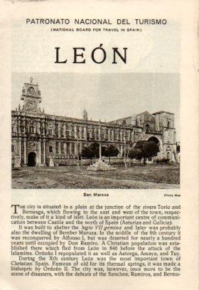 V48307: Folleto de Leon. Patronato Nacional del Turismo