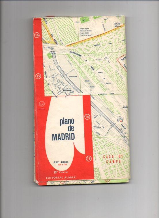 V48321: Plano de Madrid. Formato 100 x 130 cm 