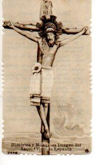 V48189: Estampa Santo Cristo de Lepanto
