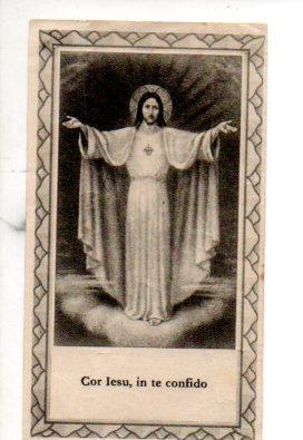 V48196: Estampa religiosa Cor Jesu in te confido