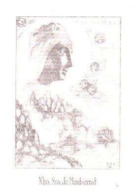 V48199: Estampa religiosa a Ntra. Sra. De Montserrat
