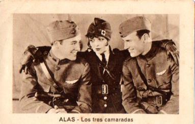 V48201: Cromo Los tres camaradas. Colección Alas num 8 de 21