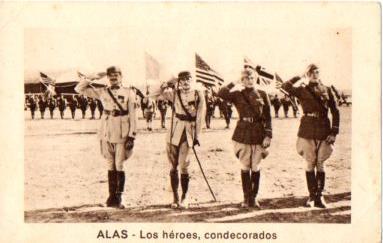 V48206: Cromo Lo heroes, condecorados. Colección Alas num 9 de 21