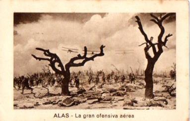 V48208: Cromo La gran ofensiva aerea. Colección Alas num 11 de 21