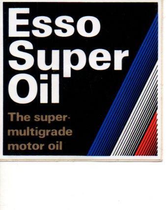 V48178: Pegativa adhesivo Esso Super Oil