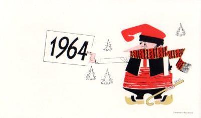 V48244: Felicitacion Navidad  1964 La Electrica Embaladora