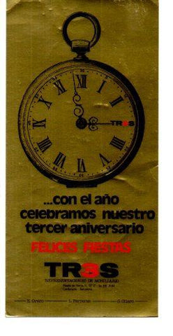 V48255: Felicitacion Navidad TR3S tercer aniversario en Cerdanyola Barcelona