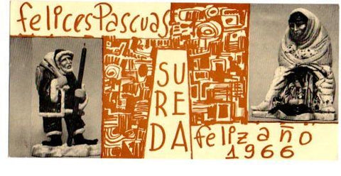 V48256: Felicitacion Navidad 1966 Empresa Sureda