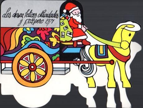 V48260: Felicitacion Navidad  1971 Mudanzas Internacionales Ignes