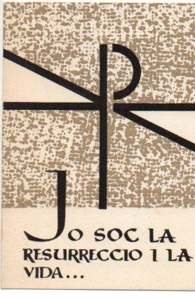 V48219: Estampa del fallecimiento de Merce Tarres i Cami en 1964