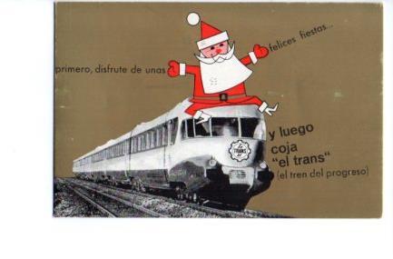 V48231: Felicitacion Navidad TRANS Sociedad Anonima año 1954