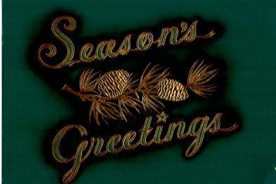 V48236: Felicitacion Navidad Season's Greetings