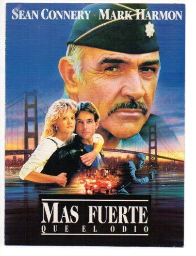 V48663: Mas fuerte que el odio con Sean Connery folleto de la pelicula