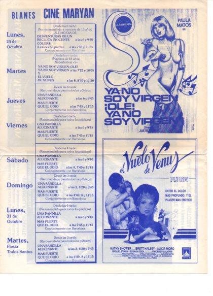 V48734: Programa semanal Cine Maryan en Blanes
