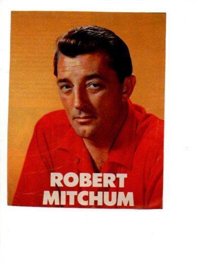V48717: Robert Mitchum con camisa roja