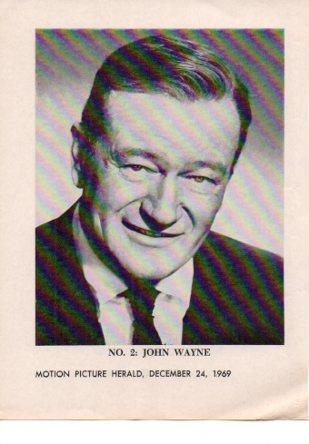 V48697: John Wayne en Motion Picture Herald , december 1969