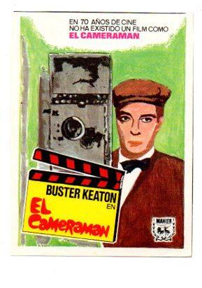 V48588: El Cameraman de Buster Keaton cartel de la pelicula