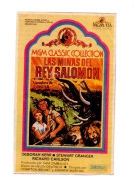 V48592: Las minas del Rey Salomon cartel de la pelicula