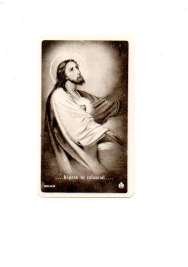 V48563: Estampa religiosa de Jesus nº 3049 de Casa Bañeres en Barcelona. 