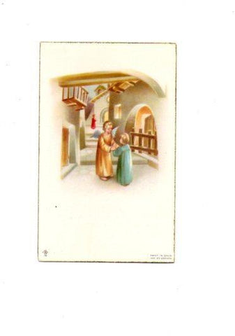 V48564: Estampa religiosa Primera Comunion 5 junio 1958 Esglesia de Santa Maria de Copons