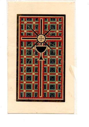 V48571: Estampa religiosa Primera Comunion Ramon Ferrer 1963