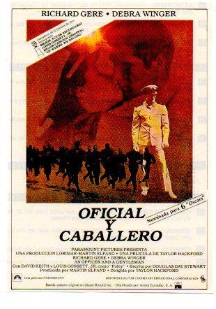 V48578: Oficial y Caballero cartel pelicula