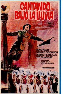 V48631: Cantando bajo la lluvia recorte cartel pelicula