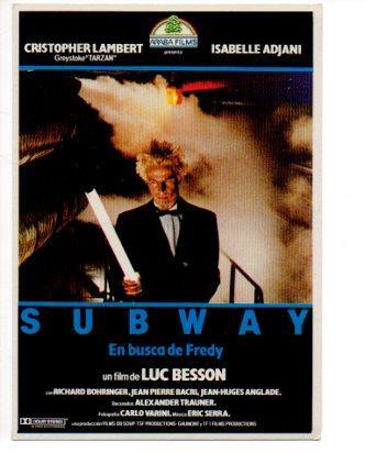 V48644: Subway con Cristopher Lambert postal