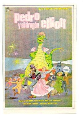 V48604: Pedro y el dragon Elliott cartel de la pelicula