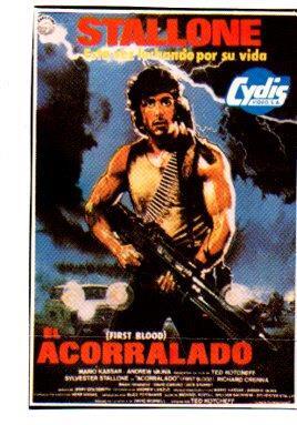 V48608: El Acorralado con Stallone cartel de la pelicula
