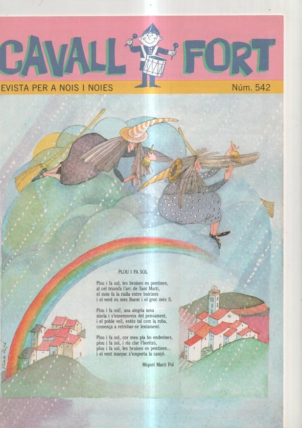 Cavall Fort numero 542, 1985: El compte dels pans- Miquel Marti Pol- Sergi Grapes