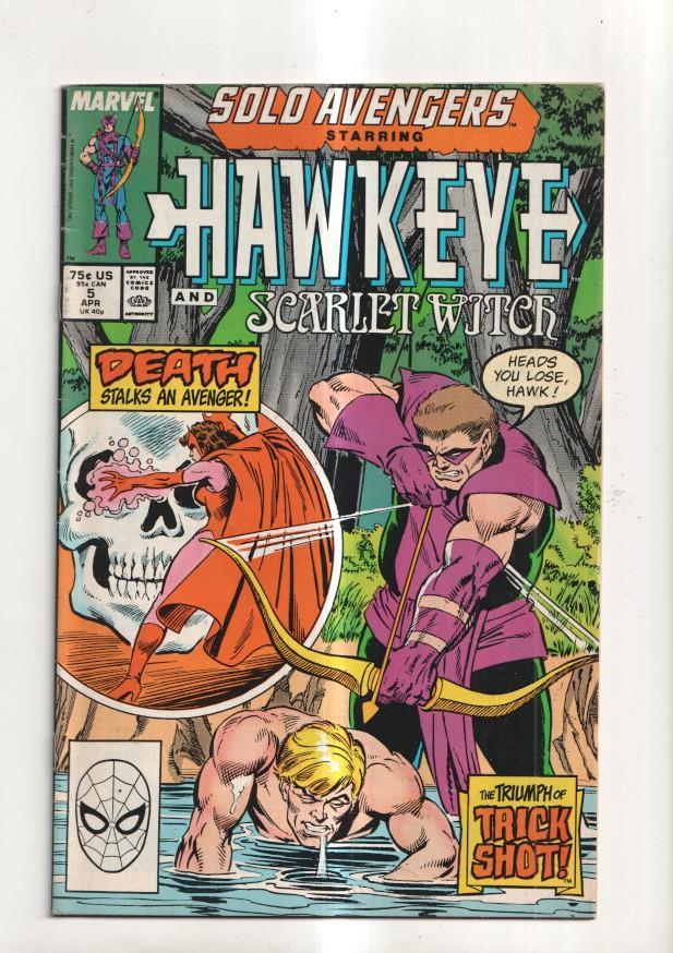 Marvel: Solo Avengers vol 1 numero 05: Hawkeye and Scarlet Witck