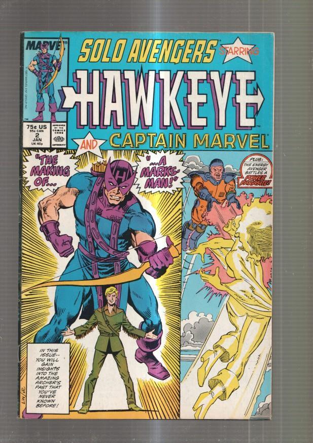 Marvel: Solo Avengers vol 1 numero 02: Hawkeye and Captain Marvel