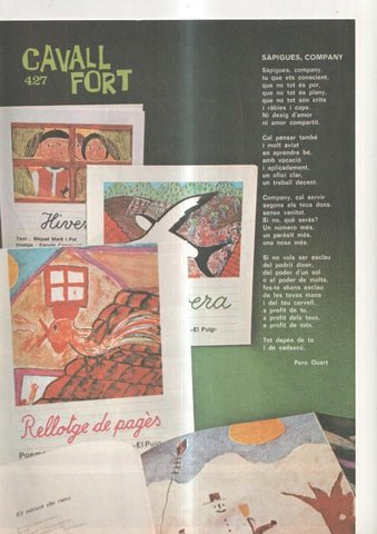 Cavall Fort numero 427, 1980: Nois i noies que escriuen llibres- L escolania de 
