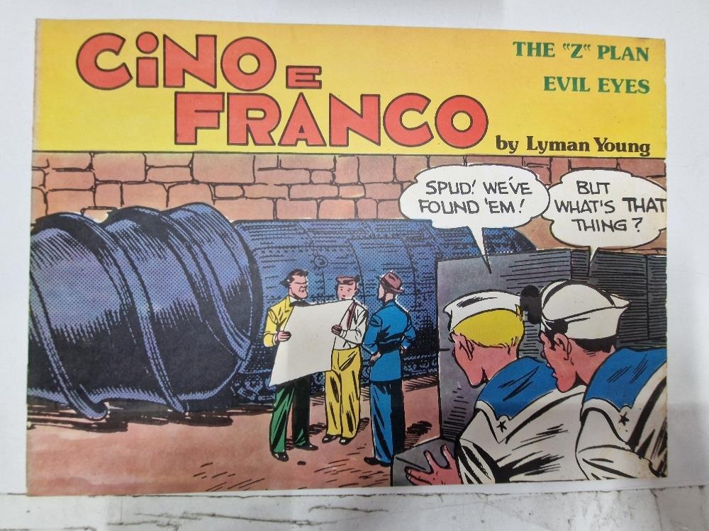 Collana Yellow Kid num 7: Cino e Franco. Daily strips 22.11.43 al 22.1.44 - The "Z" plan, Evil eyer