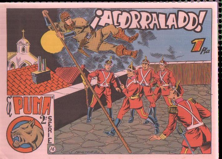 Facsimil: El Puma segunda serie numero 16: Acorralado