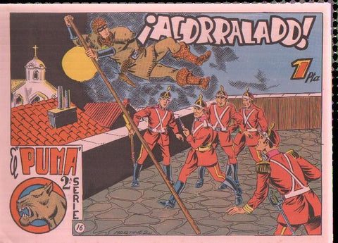 Facsimil: El Puma segunda serie numero 16: Acorralado