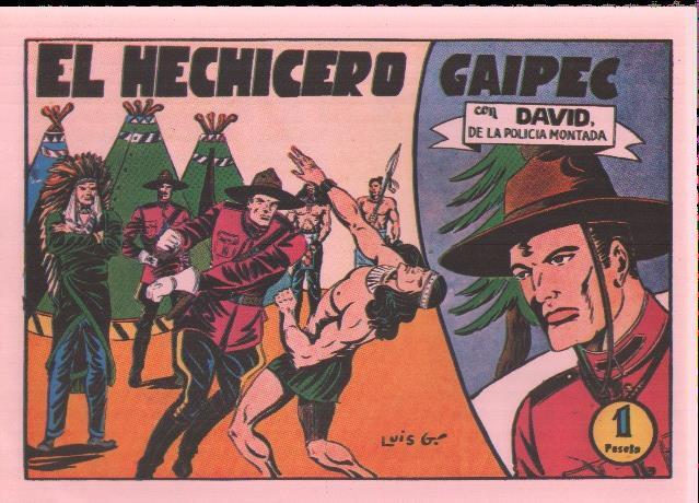Facsimil: David de la policia montada numero 10: El hechicero Gaipec