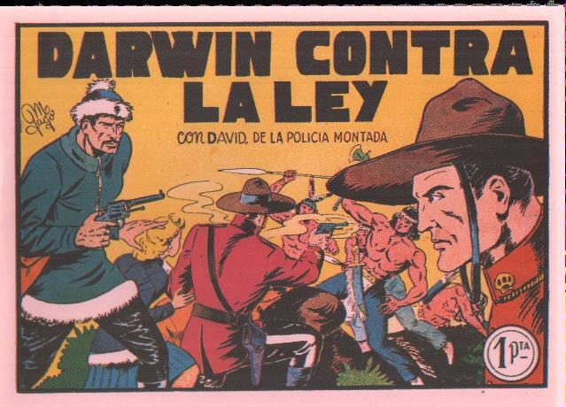 Facsimil: David de la policia montada numero 04: Darwin contra la ley