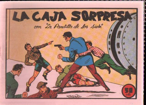 Facsimil: La pandilla de los siete numero 17: La caja sorpresa