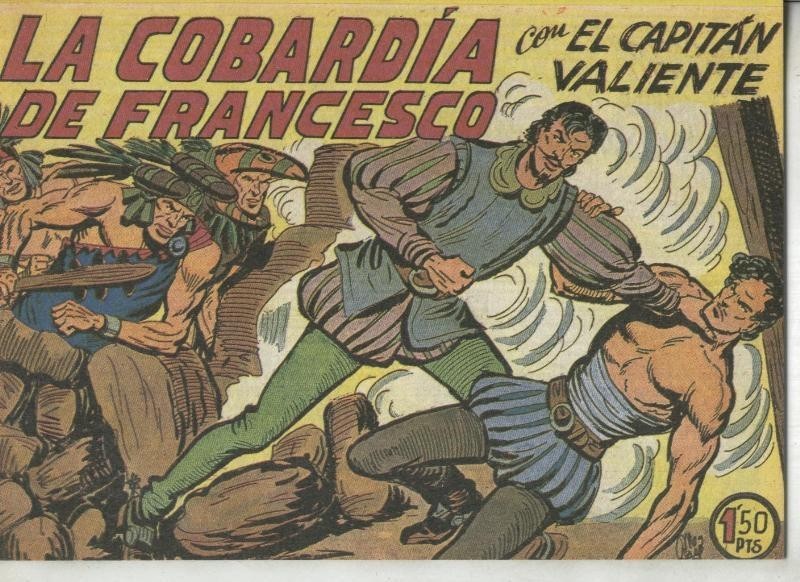 Facsimil: El Capitan Valiente numero 04: La cobardia de Francesco